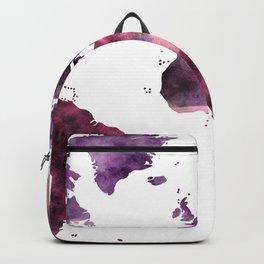 World Map Pink Purple Backpack | Globe, Pink, Mauve, Map, Graphicdesign, United States, World, Wander, Purple, Planet 