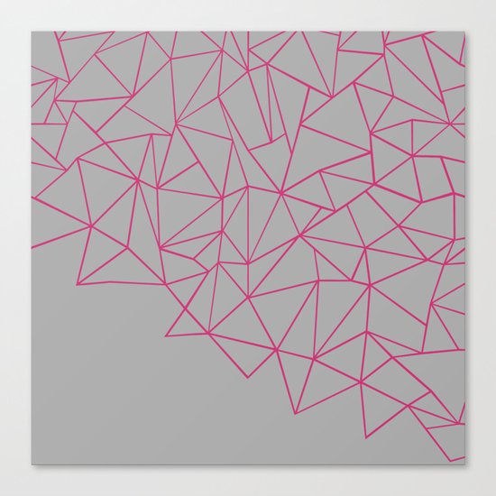 Ab Storm Hot Grey Canvas Print