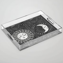 Tarot Sun And Moon  Acrylic Tray