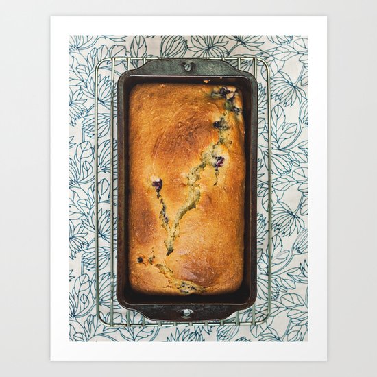 Blackberry Bread Art Print
