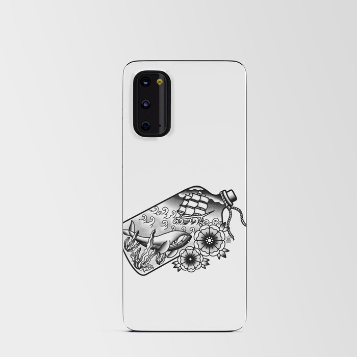 Lost at sea - BW Android Card Case