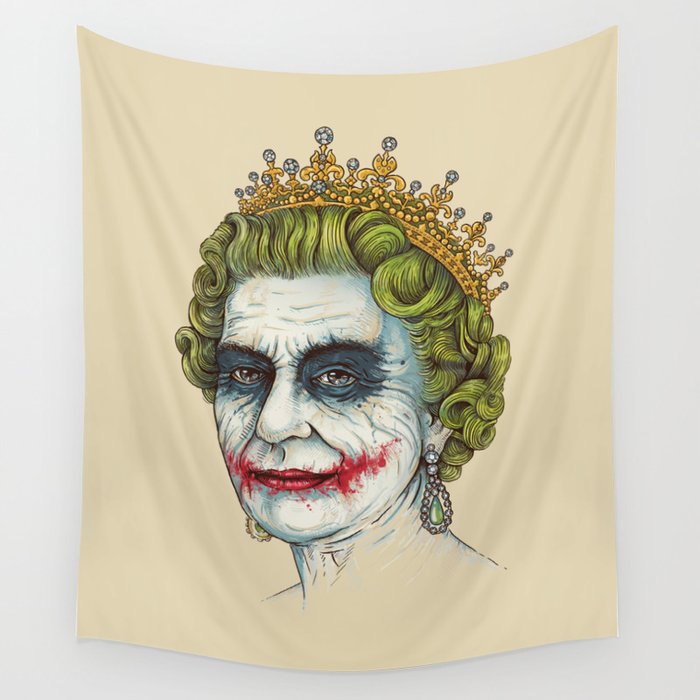 God Save the Villain! Wall Tapestry