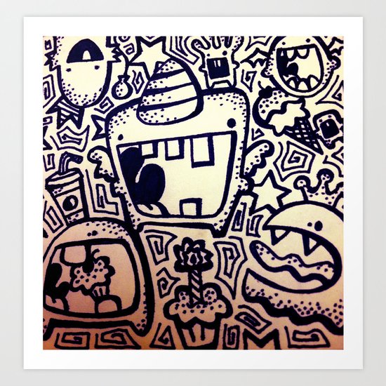 chaos Art Print