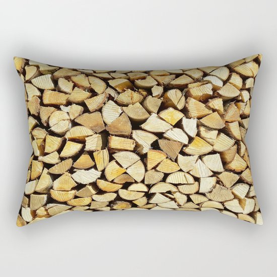 Wood Rectangular Pillow