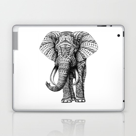 Ornate Elephant Laptop Ipad Skin By Bioworkz Society6