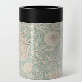 William Morris Double Bough Teal Rose Can Cooler