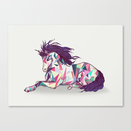 PolyUnicorn Canvas Print