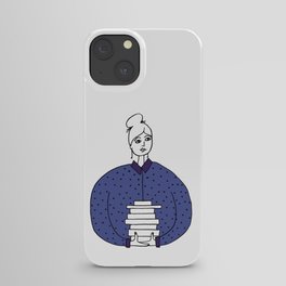 Life is better with books iPhone Case