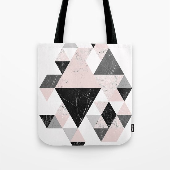 Triangle pattern modern geometric abstract ll Tote Bag