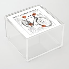 Bicycle Fundamentals Bike Infigraphic Acrylic Box