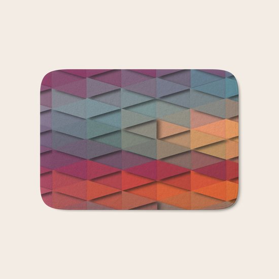 Purple On Fire Bath Mat