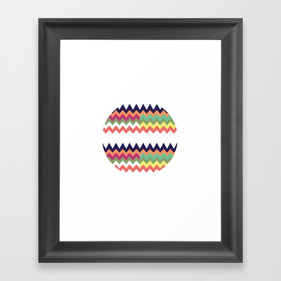 Geodesic Framed Art Print