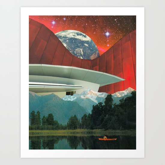 Red Wall Art Print