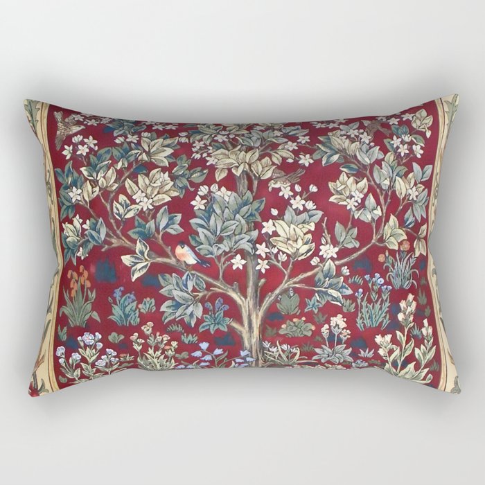 William Morris "Tree of life" 2. Rectangular Pillow