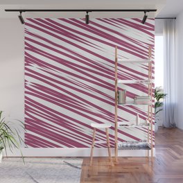 Pink stripes background Wall Mural