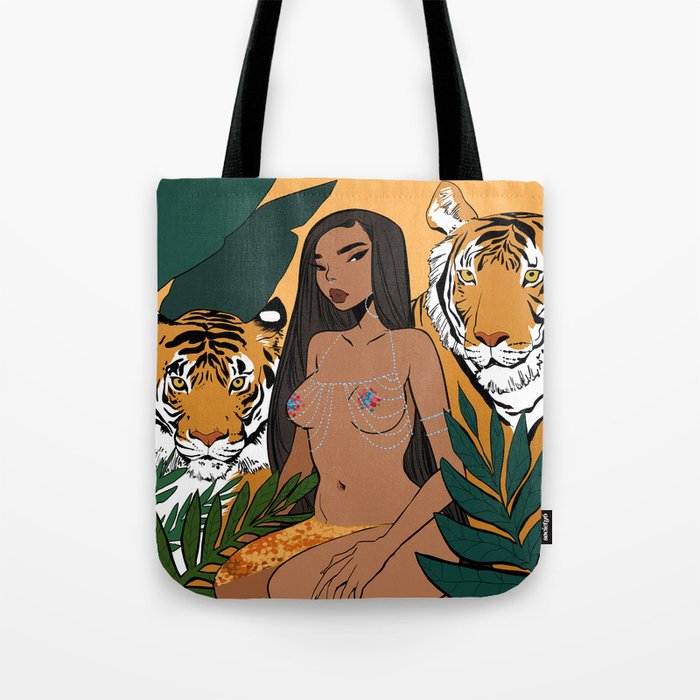 Garden Goddess Tote Bag