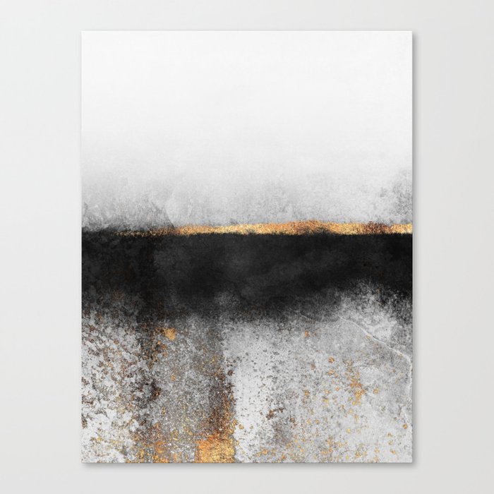 Soot And Gold Canvas Print
