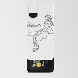 Girl with a book Android Card Case