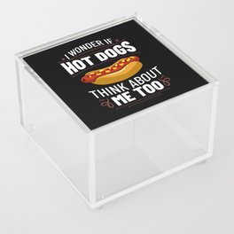 Hot Dog Chicago Style Bun Stand American Acrylic Box