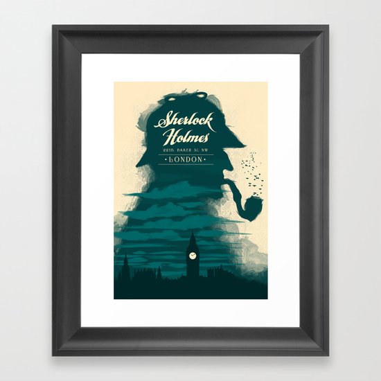 Elementary, my dear Watson. Framed Art Print