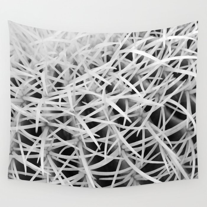 Painterly Spikes Wall Tapestry