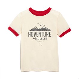 ADVENTURE AWAITS Kids T Shirt
