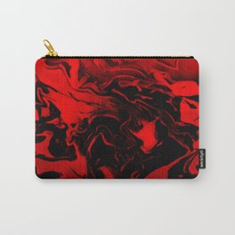 Vampire - red and black gradient swirl pattern Carry-All Pouch | Acrylic, Digital, Pattern, Red, Swirl, Black, Gradient, Painting 