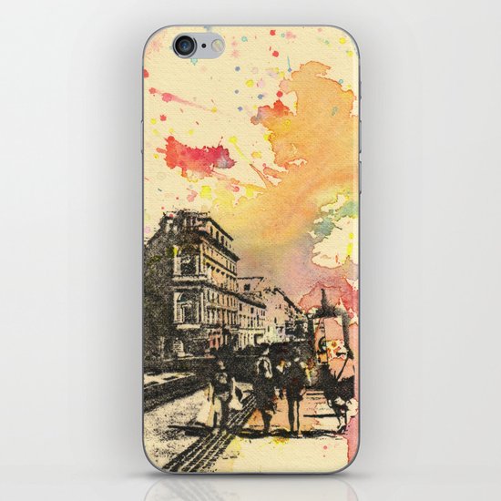 Walking in Rome iPhone & iPod Skin