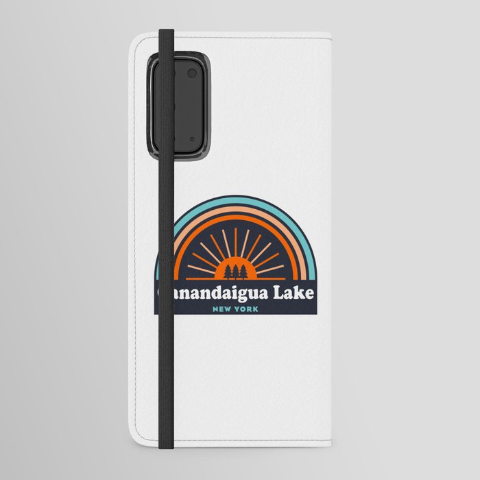 Canandaigua Lake New York Rainbow Android Wallet Case