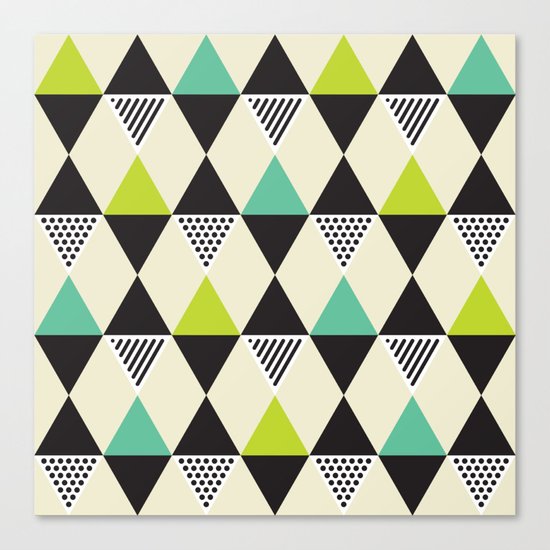 Mid-century pattern Canvas Print