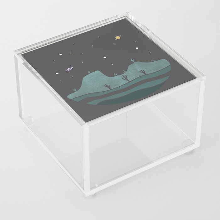 Desert Galaxy Print Acrylic Box