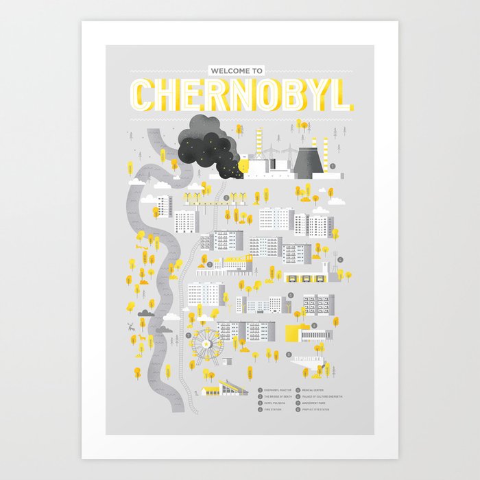 Welcome to Chernobyl Art Print
