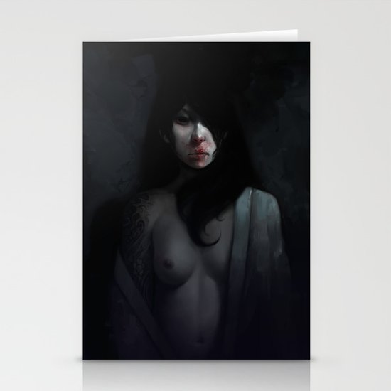 Portrait of Ikuko's Ghost Stationery Cards