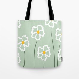 Daisy Print Tote Bag