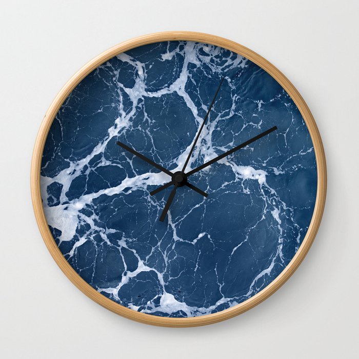 Ocean Lace Wall Clock