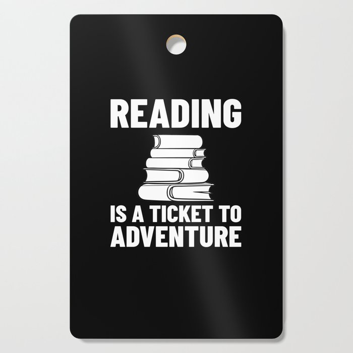 Reader Book Reading Bookworm Librarian Cutting Board