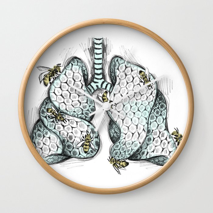 Honey Lungs Wall Clock