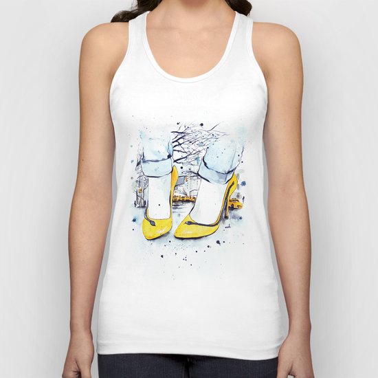 First We Take Manhattan Unisex Tank Top