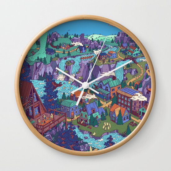 Try Not to Step on Anything This Time Wall Clock