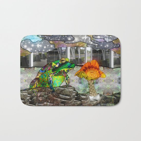 Doodlage 05 - Frog and Fungus Bath Mat