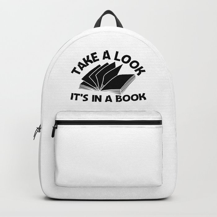 Take A Look It's In A Book Backpack