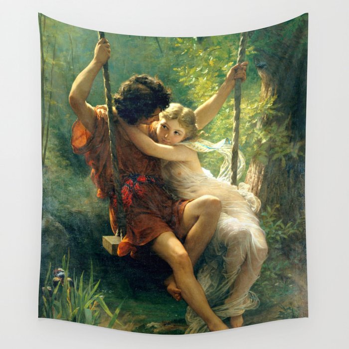 Spring by Pierre Auguste Cot Wall Tapestry
