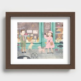 Love at first Cake Recessed Framed Print