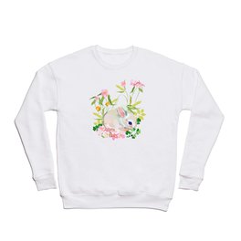 springtime bunny Crewneck Sweatshirt