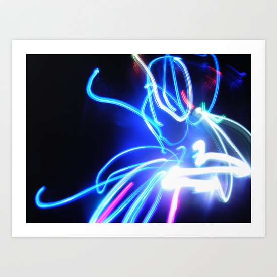 Neon Art Print