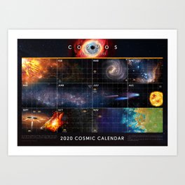 Cosmic Calendar 2020 — Cosmos: Possible Worlds Art Print
