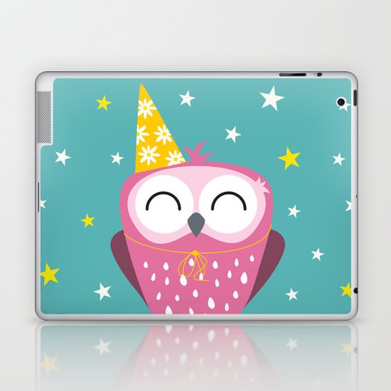 Party Owl Laptop & iPad Skin