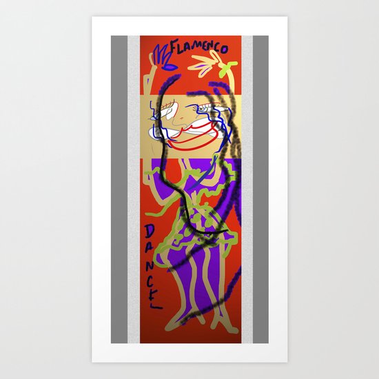 Flamenco Art Print