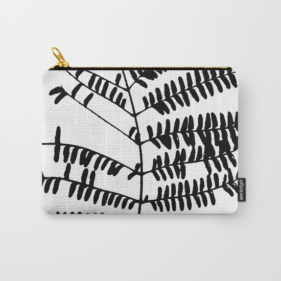 Leaf #Black Carry-All Pouch