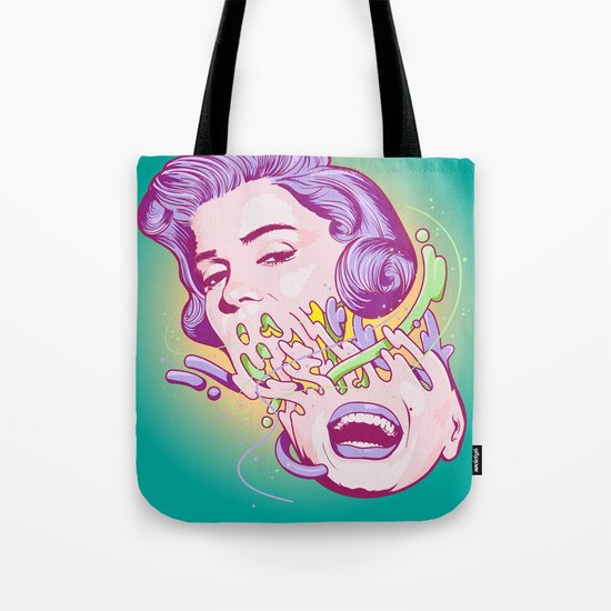 Happily melting Marilyn Tote Bag
